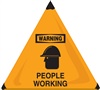 Warning People Working