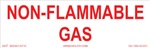 Flammable Gas Cabinet Sign
