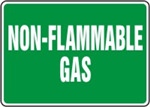 Non-Flammable Gas Sign