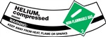 Helium (Compressed Cylinder Label)