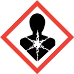 Health Hazard GHS Pictogram Label