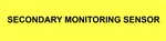 Secondary Monitoring Sensor Label