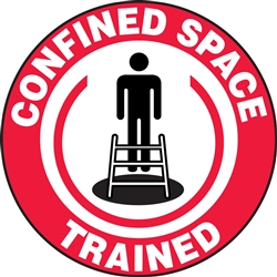Confined Space Trained - Hard Hat Decal