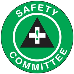 Safety Committee - Hard Hat Decal