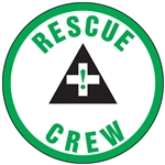 Rescue Crew - Hard Hat Decal