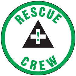 Rescue Crew - Hard Hat Decal