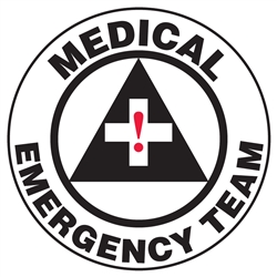 Medical Emergency Team - Hard Hat Decal