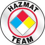 Hazmat Team - Hard Hat Decal