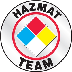 Hazmat Team - Hard Hat Decal