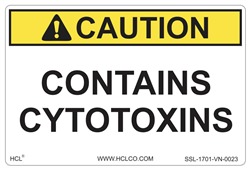Caution Contains Cytotoxins Label