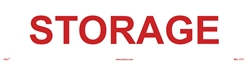 Storage - 3" x 12" Adhesive Vinyl Label