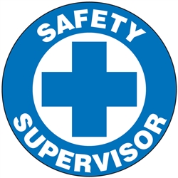 Safety Supervisor - Hard Hat Decal