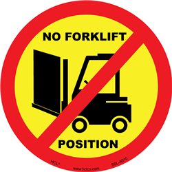 No Forklift Position