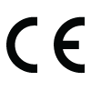 CE - 1.25" x 1.25" Adhesive Vinyl Label w/o Lamination