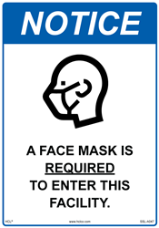 A Face Mask Is Required To Enter This Facility