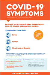 Covid-19 Symptoms Poster