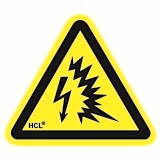 Arc Flash Symbol - 2.19" x 2" Adhesive Vinyl Label