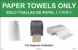 Paper Towels Only Label