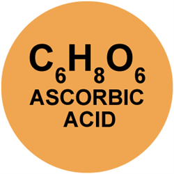 Ascorbic Acid Orange Circle Label (HCl)