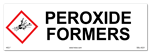 Peroxide Formers Cabinet or Secondary Containment Sign