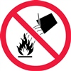 Do Not Extinguish With Water Safety Symbol