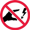 Do Not Touch Electrical Hazard Safety Symbol