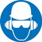 Wear Head, Hearing And Eye Protection 