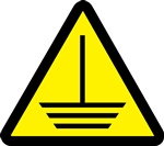 Electric Ground Hazard Safety Symbol