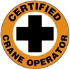 Certified Crane Operator - Hard Hat Decal