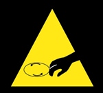 Rotating Hazard ISO Label