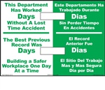 This Department Has Worked ___ Days (Bilingual)