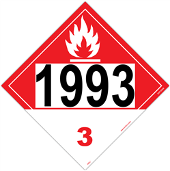 Explosives 1.1J  DOT HazMat Placard