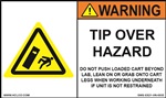 Warning Sign -  Tip Over Hazard