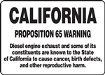 Prop 65 Sign - California
