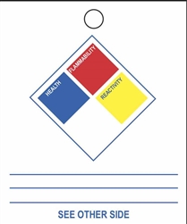 Custom NFPA Haz Diamond Tag