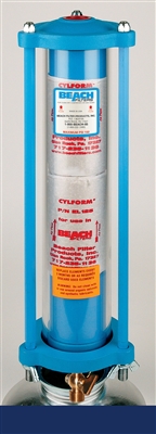 Silica gel desiccant compressed air filter, acrylic tube