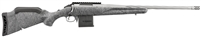 Ruger 46909 American Gen 2 223 Rem 10+1, 20" Gun Metal Gray Cerakote Spiral Fluted/Threaded Barrel, Gun Metal Gray Cerakote Receiver w/Picatinny Rail, Gray Splatter Adjustable Synthetic Stock