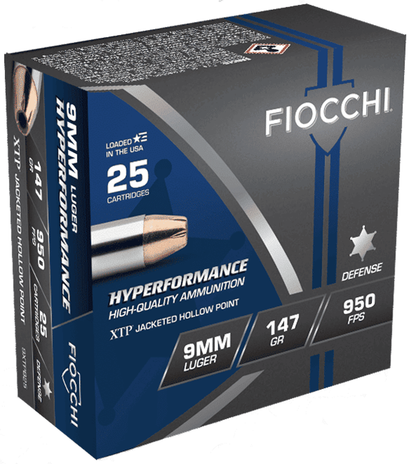 Fiocchi Shooting Dynamics, 9mm, XTP/JHP, 147 Grain