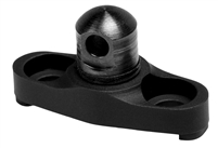 GrovTec US Inc GTSW112 Flanged Stud Mount M-LOK Black Anodized 6061 Aluminum