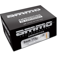 Ammo Inc. Black Label, 9mm, Jacketed Hollow Point, 115 Grain