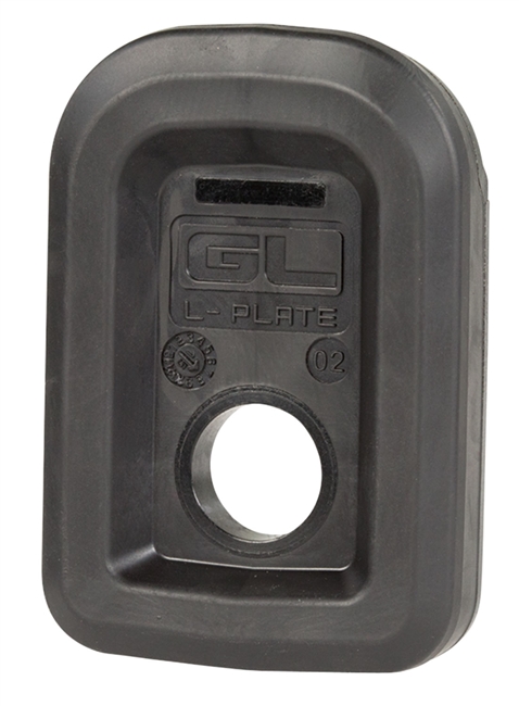 Magpul MAG567-BLK GL L-Plate Made of Polymer w/ Over Molded Rubber & Black Finish for PMAG 17 GL9/15 GL9 Magazines