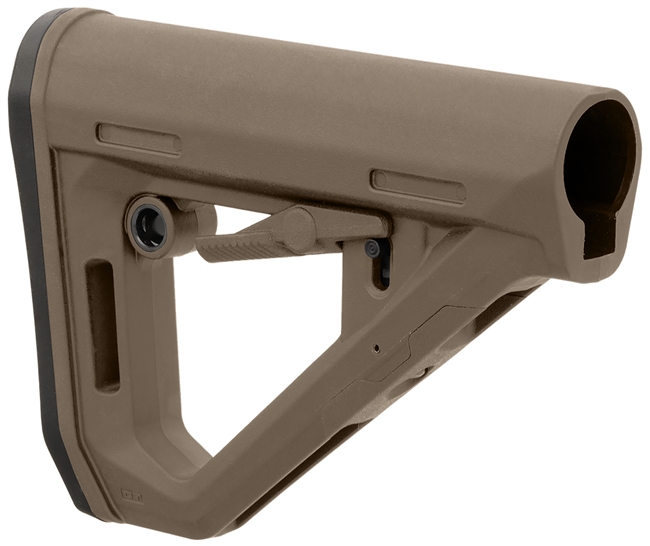 Magpul MAG1377FDE DT Carbine Stock Flat Dark Earth Synthetic for AR-15, M16, M4 with Mil-Spec Tube (Tube Not Included)