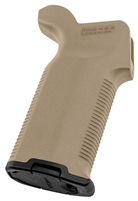 Magpul MAG532-FDE MOE-K2+ Grip Flat Dark Earth Polymer with OverMolded Rubber for AR-15, AR-10, M4, M16, M110, SR25