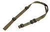 Magpul MAG513-RGR MS1 Sling 1.25" W x 48"- 60" L Adjustable Two-Point Ranger Green Nylon Webbing for Rifle