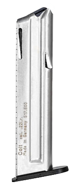 Walther Arms 1911 Stainless Detachable 12rd .22 LR Colt 1911
