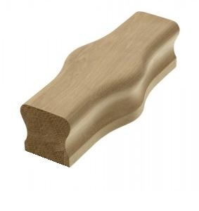 Ash Handrail Straight Cap