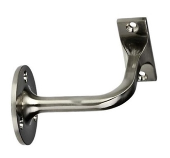 Brushed Nickel Handrail Wall Bracket