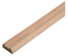 Hemlock Baserail 1.2mtr 32mm groove with infill