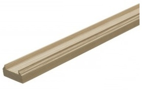 Ash Baserail 1.2mtr 41mm groove with infill