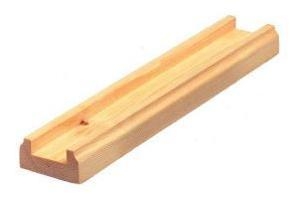 Pine Baserail 1.2mtr 41mm groove with infill
